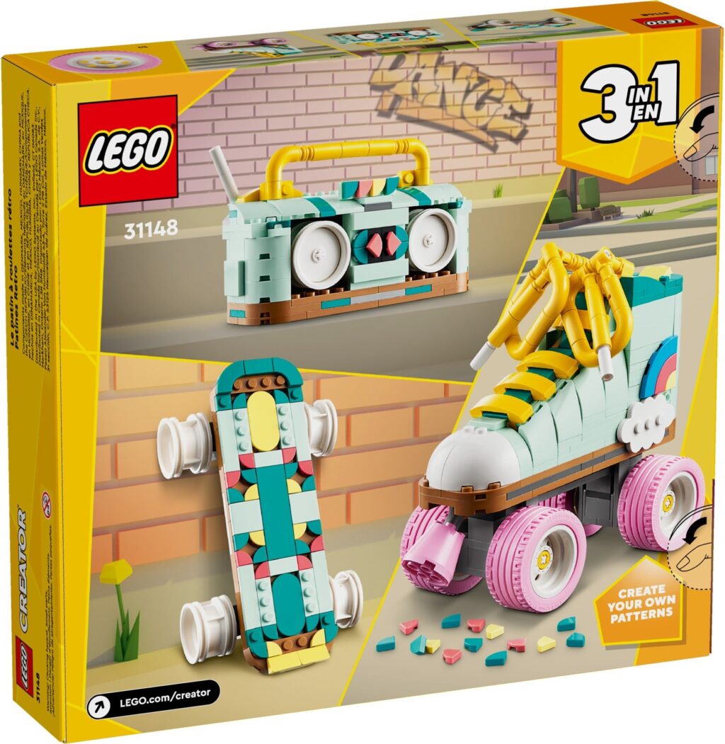 LEGO® Creator Retro Roller Skate 3in1 Toy 31148 - Afbeelding 8