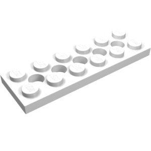 32001 - Technic, Plate 2 x 6 with 5 Holes