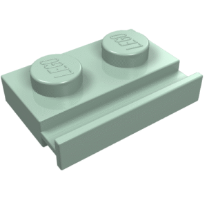 32028 - Plate, Modified 1 x 2 with Door Rail