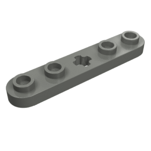 32124 - Technic, Plate 1 x 5 with Smooth Ends, 4 Studs and Center Axle Hole