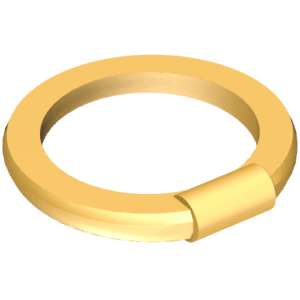 35485 - Minifigure, Weapon Hoop Blade / Chakram