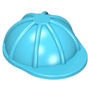 3833 - Minifigure, Headgear Helmet Construction