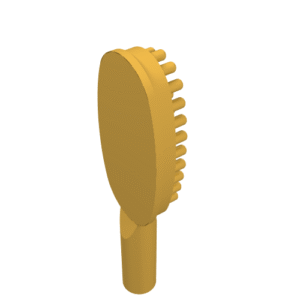 3852b - Minifigure, Utensil Hairbrush - 10mm Handle