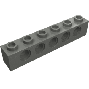 3894 - Technic, Brick 1 x 6 with Holes
