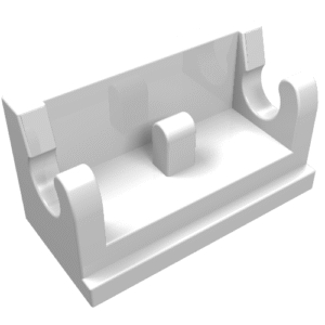 3937 - Hinge Brick 1 x 2 Base
