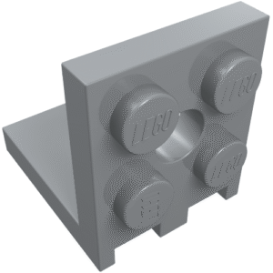 3956 - Bracket 2 x 2 - 2 x 2 with 2 Holes