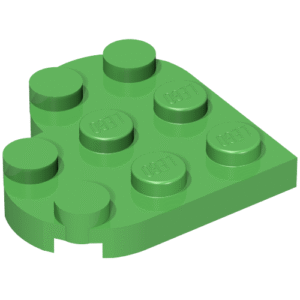 39613 - Plate, Round 3 x 3 Heart