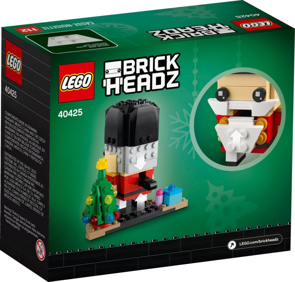 LEGO® BrickHeadz™ Nutcracker 40425 Building Kit (180 Pieces) - Afbeelding 3