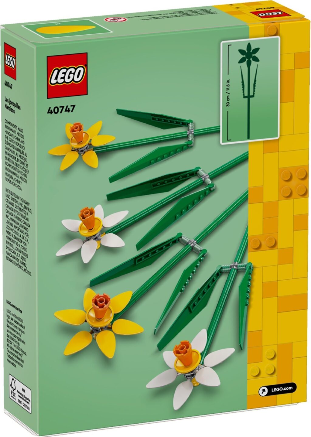 LEGO® Daffodils Celebration Gift 40747 - Afbeelding 3