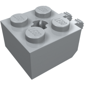 40902 - Hinge Brick 2 x 2 Locking with 2 Fingers Vertical and Axle Hole