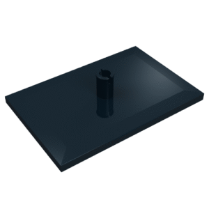 4092 - Train Bogie Plate (Tile, Modified 6 x 4 with 7mm Pin)