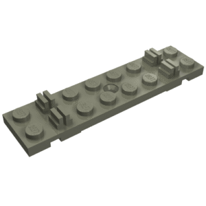 4166 - Train, Track Sleeper Plate 2 x 8 with Cable Grooves