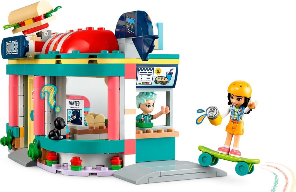 LEGO® Friends Heartlake Downtown Diner 41728 Building Toy Set (346 Pieces) - Afbeelding 4