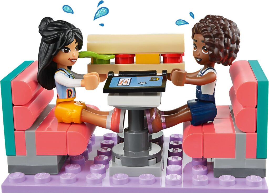 LEGO® Friends Heartlake Downtown Diner 41728 Building Toy Set (346 Pieces) - Afbeelding 5