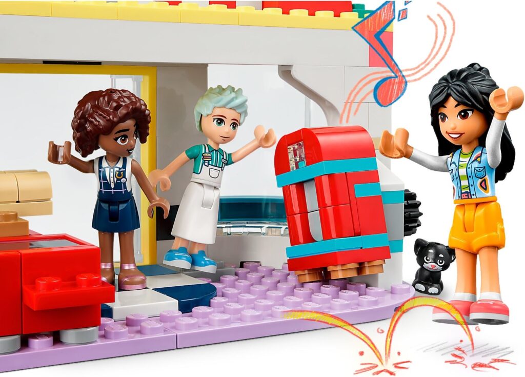 LEGO® Friends Heartlake Downtown Diner 41728 Building Toy Set (346 Pieces) - Afbeelding 6