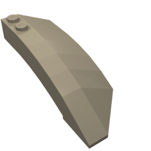 41750 - Wedge 8 x 3 x 2 Open Left
