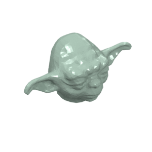 41880 - Minifigure, Head, Modified SW Yoda Plain