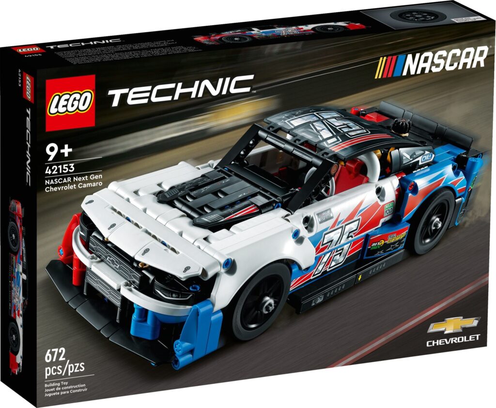 LEGO® Technic™ NASCAR® Next Gen Chevrolet Camaro ZL1 42153 Building Toy Set (672 Pieces) - Afbeelding 2