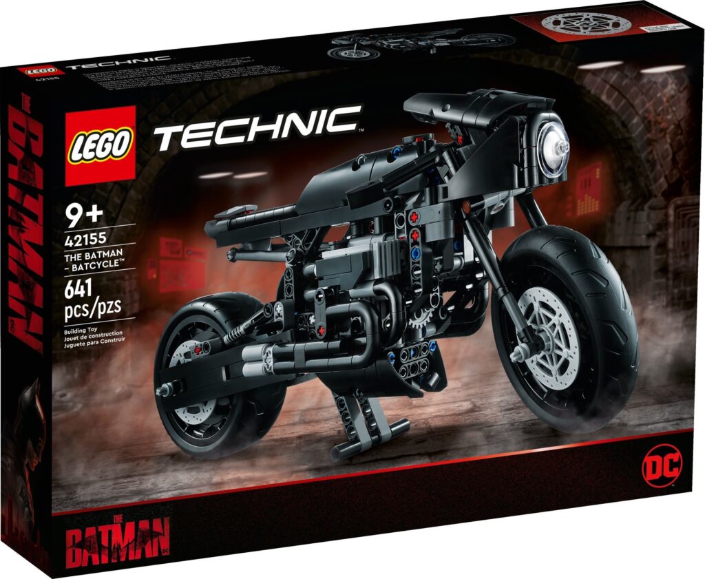 LEGO® Technic™ THE BATMAN - BATCYCLE™ 42155 Building Toy Set (641 Pieces) - Afbeelding 2