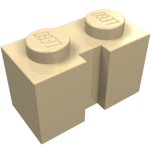 4216 - Brick, Modified 1 x 2 with Channel