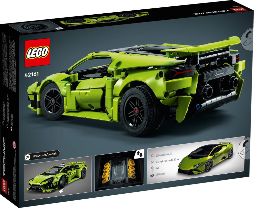 LEGO® Technic™ Lamborghini Huracán Tecnica 42161 Building Toy Set (806 Pieces) - Afbeelding 6