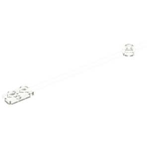 42445 - Bar  12L with 1 x 2 Plate End Solid Studs and 1 x 1 Round Plate End