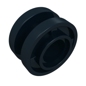 42610 - Wheel 11mm D. x 8mm with Center Groove, 4 Spokes