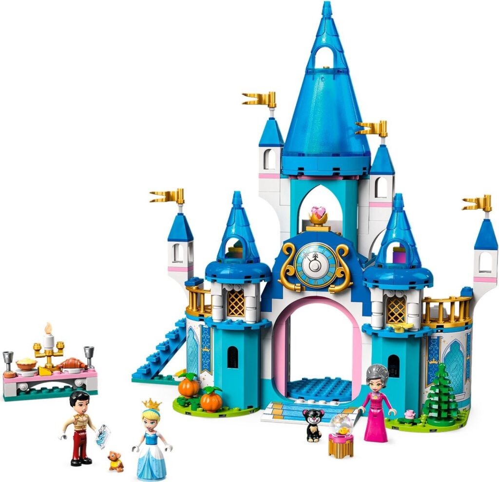 LEGO® ǀ Disney Cinderella and Prince Charming’s Castle 43206 Building Kit (365 Pcs) - Afbeelding 3