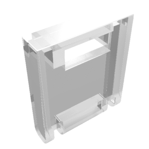 4346 - Container, Box 2 x 2 x 2 Door with Slot