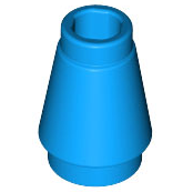 4589b - Cone 1 x 1 with Top Groove