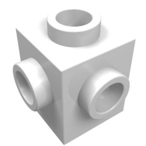 4733 - Brick, Modified 1 x 1 with Studs on 4 Sides