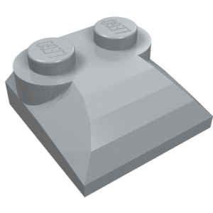 47457 - Slope, Curved 2 x 2 x 2/3 with 2 Studs and Curved Sides