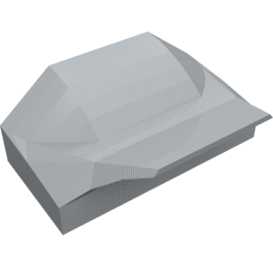 47458 - Slope, Curved 1 x 2 x 2/3 Wing End
