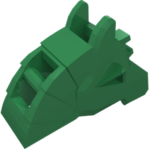 48492 - Horse Battle Helmet, Angular