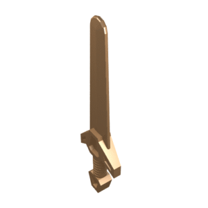48495 - Minifigure, Weapon Sword, Greatsword Angular