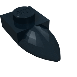 49668 - Plate, Modified 1 x 1 with Tooth Horizontal