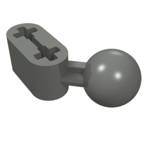 50923 - Technic, Liftarm, Modified Ball Joint Angled 1 x 2