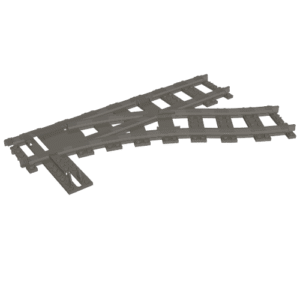 53404 - Train, Track Plastic (RC Trains) Switch Point Right
