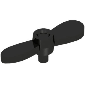 54568 - Minifigure, Propeller 2 Blade Twisted Tiny with Small Pin