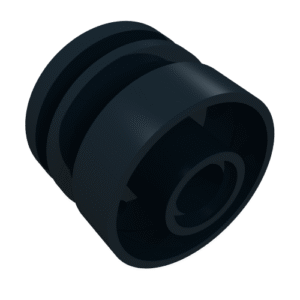 55981 - Wheel 18mm D. x 14mm with Pin Hole, Fake Bolts and Shallow Spokes
