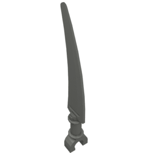 59229 - Minifigure, Weapon Sword, Scythe Blade with Clip Pommel
