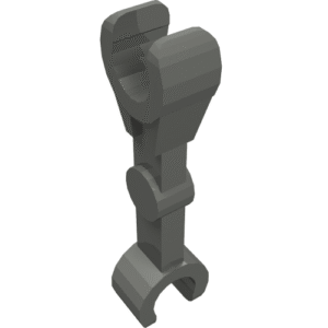 59230 - Arm Mechanical, Straight with Clips at 90 degrees (Vertical Grip)