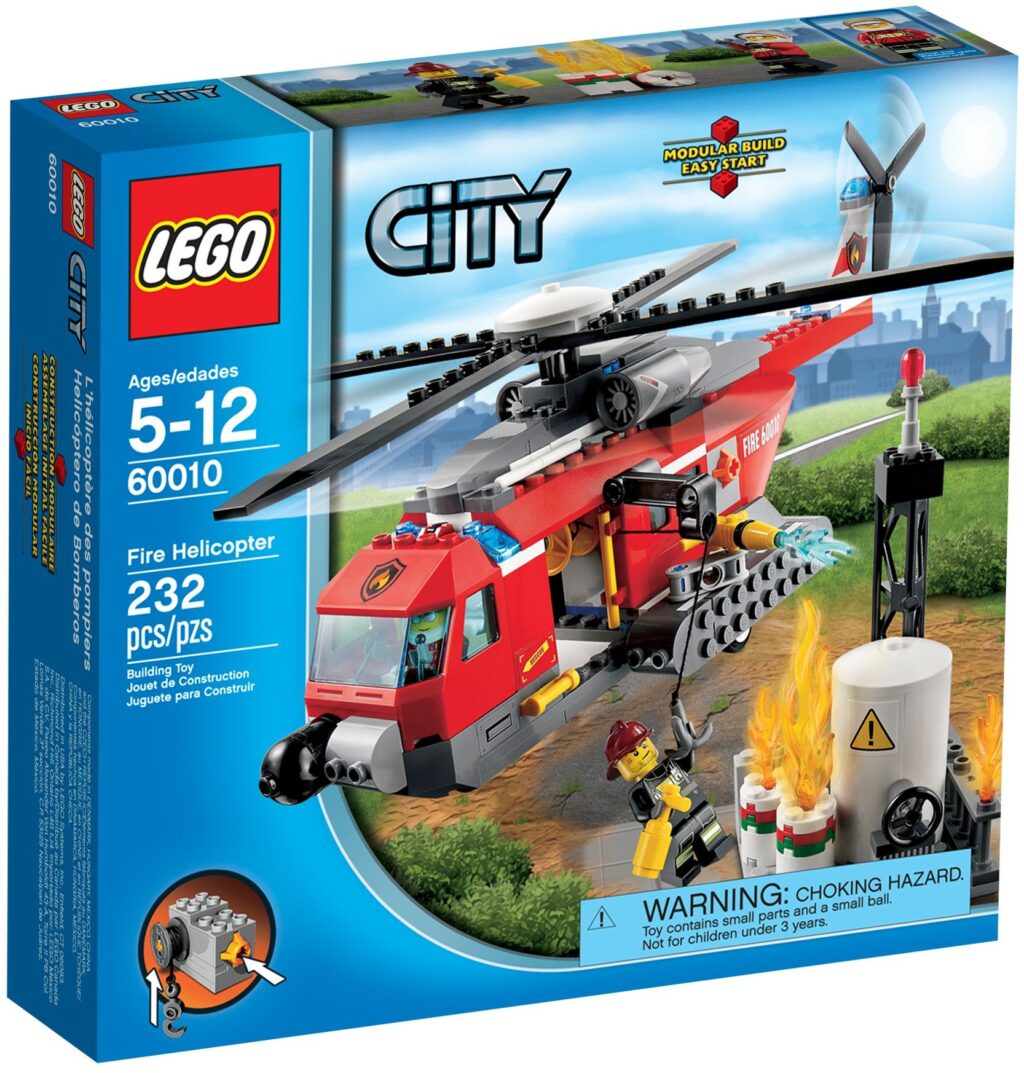 60010-2 - Fire Helicopter {Studs on Side Version} - Afbeelding 2