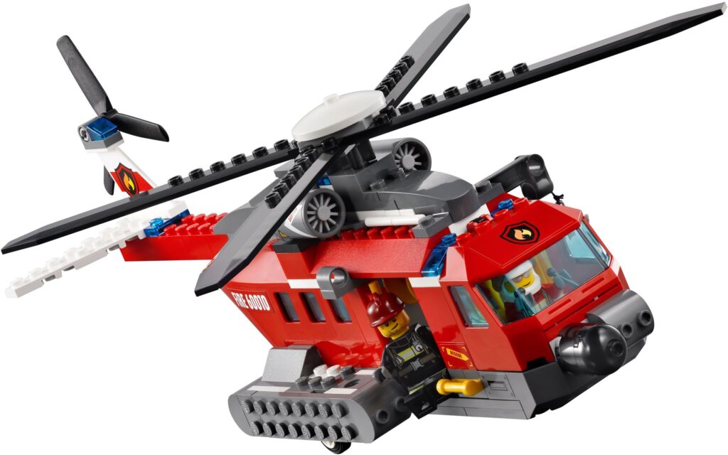 60010-2 - Fire Helicopter {Studs on Side Version} - Afbeelding 4