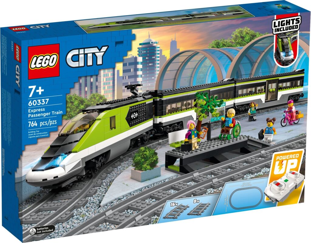 LEGO® City Express Passenger Train 60337 Building Kit (764 Pieces) - Afbeelding 2