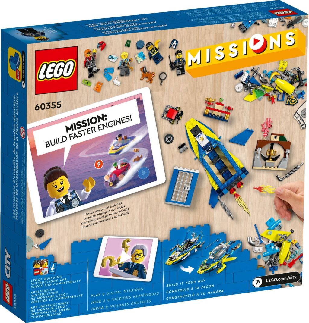 LEGO® City Water Police Detective Missions 60355 Building Kit (278 Pieces) - Afbeelding 5