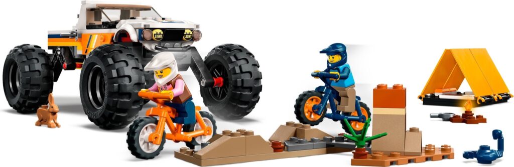 LEGO® City 4x4 Off-Roader Adventures 60387 Building Toy Set (252 Pieces) - Afbeelding 3