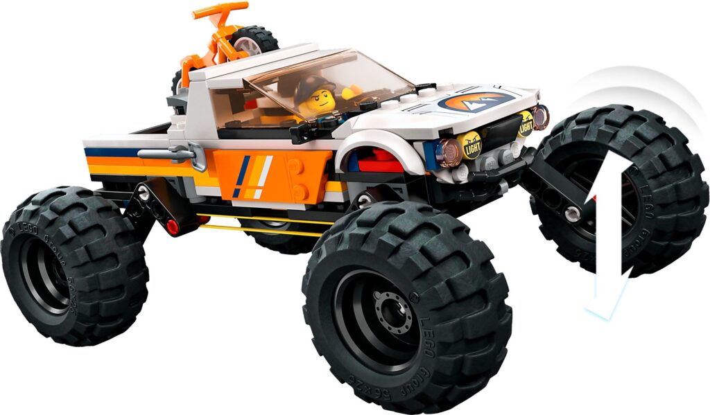 LEGO® City 4x4 Off-Roader Adventures 60387 Building Toy Set (252 Pieces) - Afbeelding 4