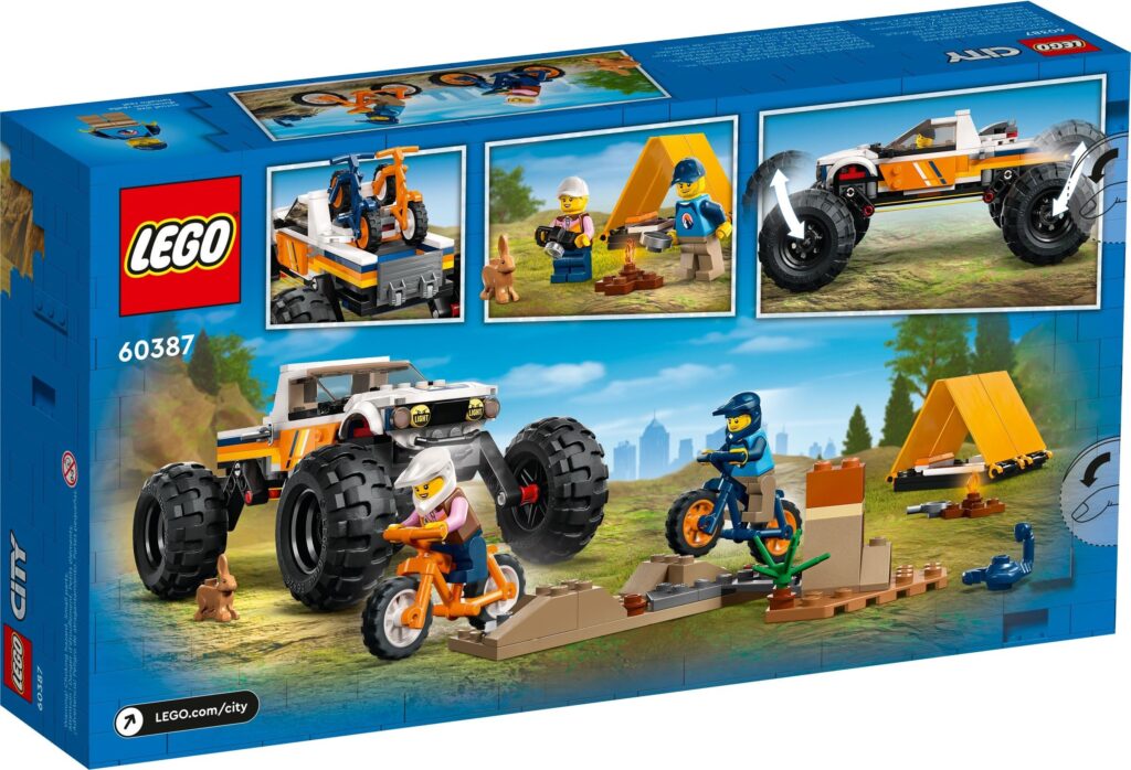 LEGO® City 4x4 Off-Roader Adventures 60387 Building Toy Set (252 Pieces) - Afbeelding 9