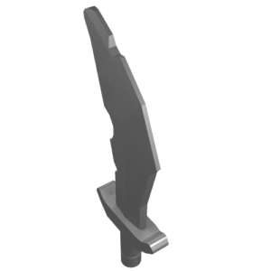 60752 - Minifigure, Weapon Sword, Scimitar with Nicks
